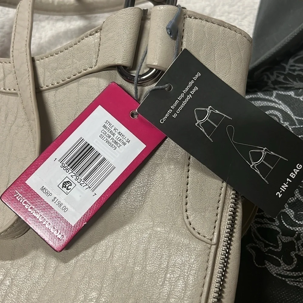 VINCE CAMUTO Leather Kayli Satchel